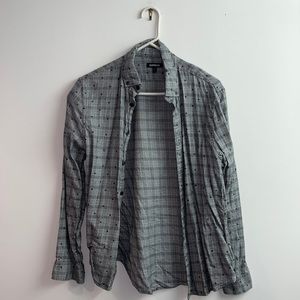 Men’s Express Plaid Stretch Flannel Shirt